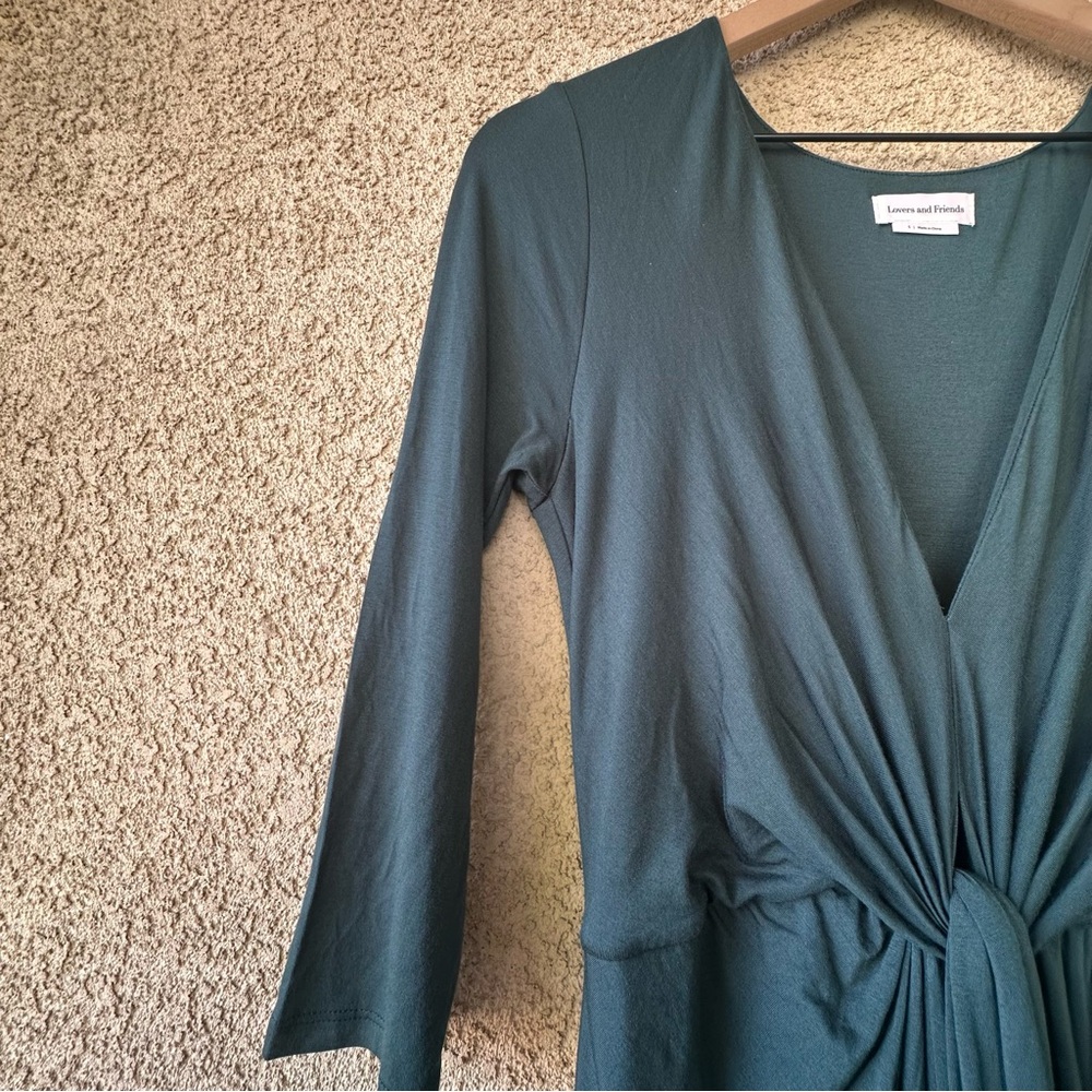 Lovers & Friends Sundance Maxi Dress in Everglade Green - Picture 6 of 12
